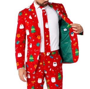 Christmas X-Mas Festivity Holiday Party Suit