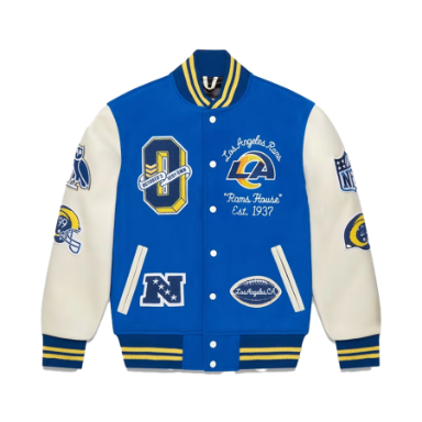 Elliott Los Angeles Rams Full-Snap Varsity Jacket