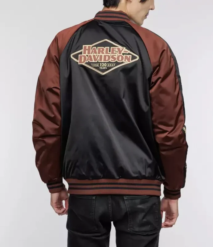 Harley Davidson 120th Anniversary Satin Jacket