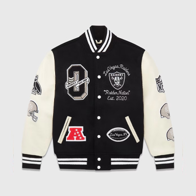 Las Vegas Raiders Ovo X Nfl Varsity Jacket
