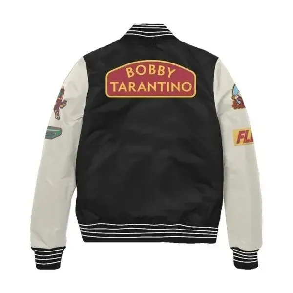Logic Bobby Tarantino Black And White Letterman Jacket
