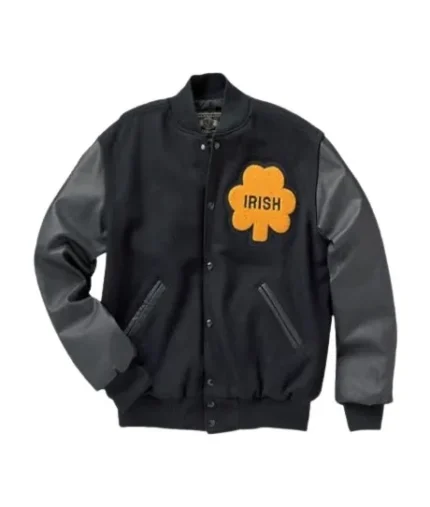 Notre Dame Rudy Irish Varsity Jacket