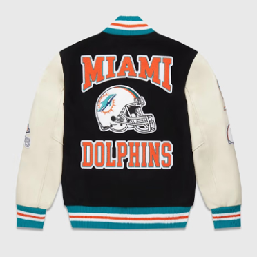 Ovo X Nfl Miami Dolphins Varsity Jacket