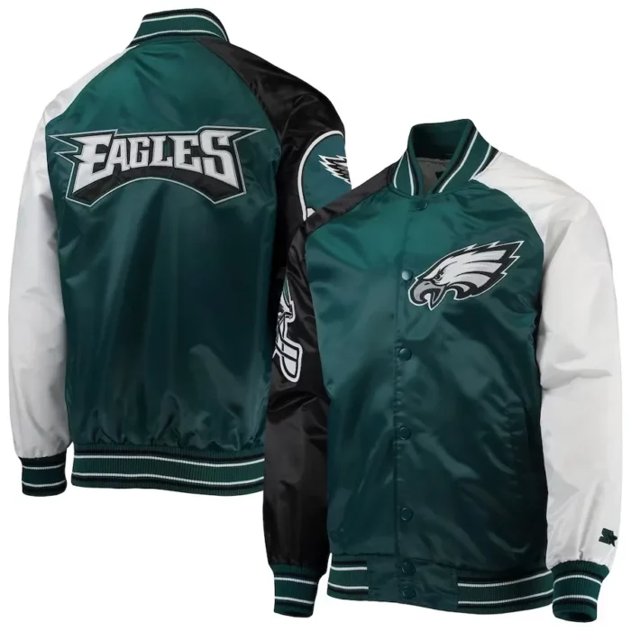 Philadelphia Eagles Green The Reliever Jacket