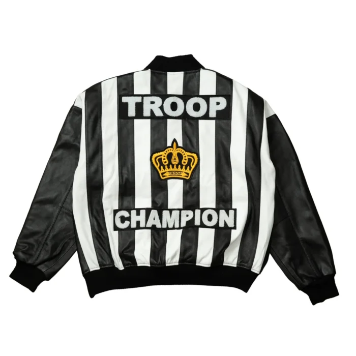 Troop Champion Bomber Leather Jacket