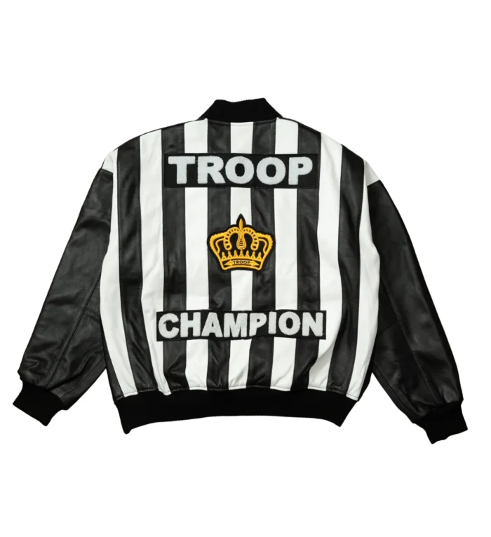 Troop Champion Bomber Leather Jacket