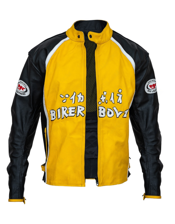 Derek Luke Biker Boyz Yellow Motorcycle Leather Jacket