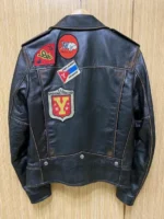 G Eazy Saint Laurent Paris Vintage Black Leather Jacket