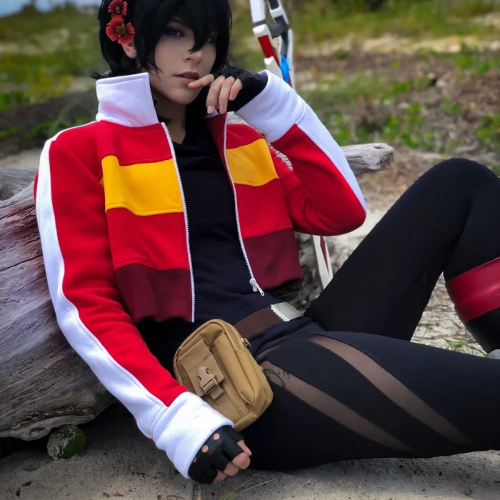 Keith Voltron Red White Cosplay Jacket