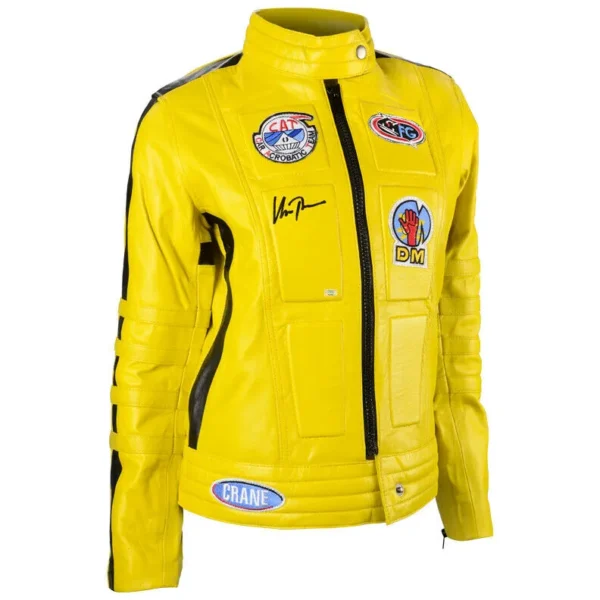 Kill Bill The Bride Yellow Motorcycle Jacket