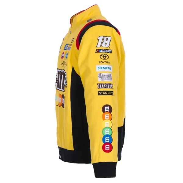 Kyle Busch M&Ms Yellow Bomber Jackets