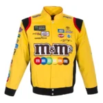 Men’s Kyle Thomas Busch M&Ms Racer Yellow Bomber Jacket