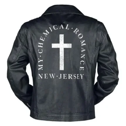 New Jersey My Chemical Romance Cross Black Jacket