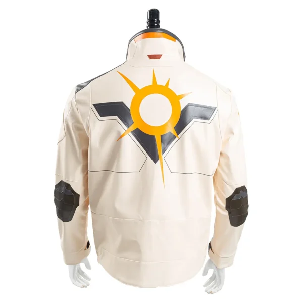 Valorant Phoenix Fiery Gaming Leather Jacket