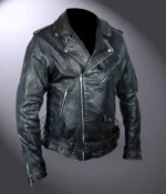 Video Game Fallout 4 Atom Cat Black Leather Jacket