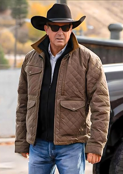 Yellowstone John Brown Dutton Quilted Jacket