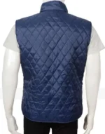Yellowstone John Dutton Blue Quilted Vest