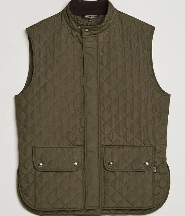 Yellowstone John Dutton Green Quilted Vest