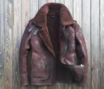 B3 Bomber Sheepskin Shearling Fur Leather Jackets