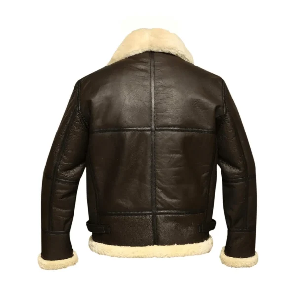 Men's B3 Aviator Flight Shearling Fur Leather Jacket