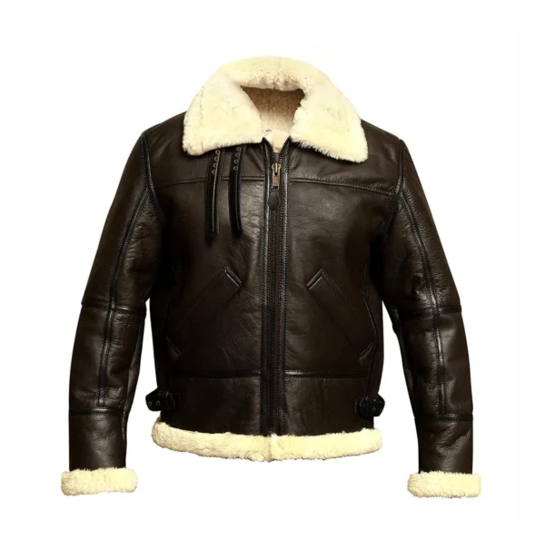 Men's B3 Aviator Flight Shearling Leather Jacket