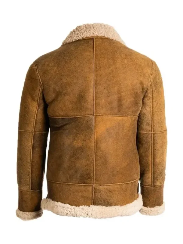 Mens B3 Shearling Brown Aviator Jacket