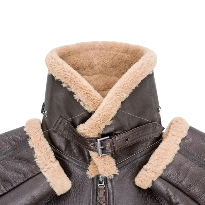 RAF Fighter Jack Evans Shearling Sheepskin Leather Jacket