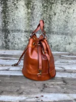 Contemporary Brown Women's Leather Handbag