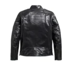 H-D Mens Temerity Black Leather Jacket