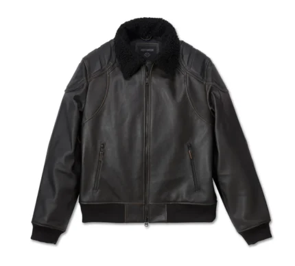 Harley Davidson Mens Accolade Black Leather Jacket