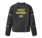 Harley Davidson Mens Endonia Genuine Black Leather Jacket