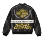 Harley Davidson Mens Start Your Engines Leather Racing Jacket