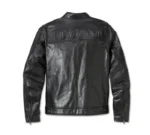 Mens Harley Davidson Flex Layering System Café Racer Leather Jacket