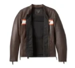 Mens Harley Davidson Victory Lane II Brown Leather Jacket
