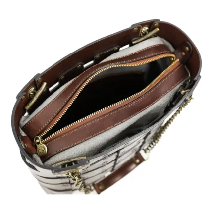 Women's Tote Box Padded Stylish Leather Handbag