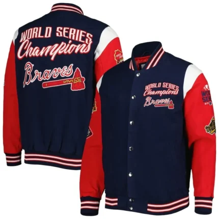 Atlanta Braves World Series Champions Full-Snap Jacket
