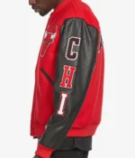 Chicago Bulls Black and Red Varsity Jackets