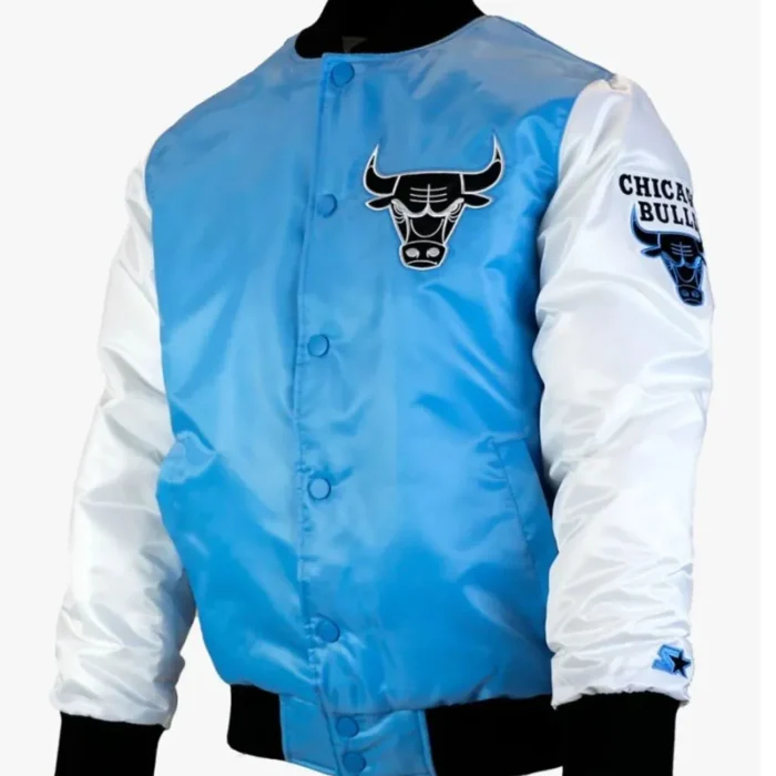 Chicago Bulls Tobacco Road Satin Varsity Jacket