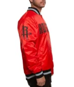 Houston Rockets Bomber Red Varsity Jackets