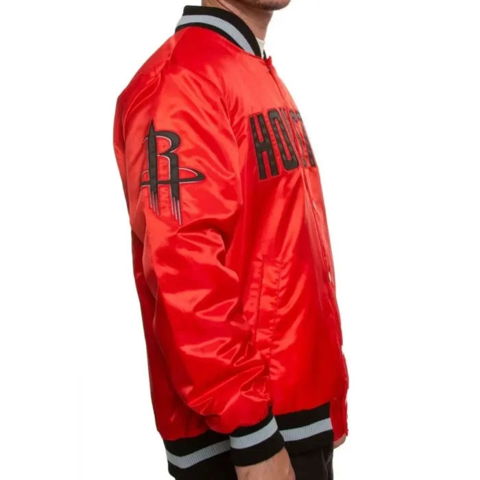 Houston Rockets Bomber Red Varsity Jackets