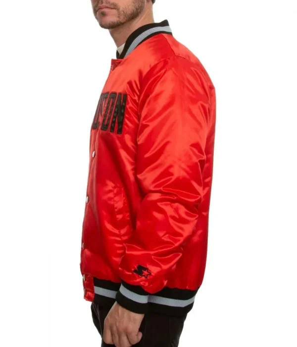 Houston Rockets Bomber Varsity Jacket