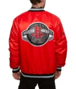 Houston Rockets Red Bomber Starter Varsity Jacket