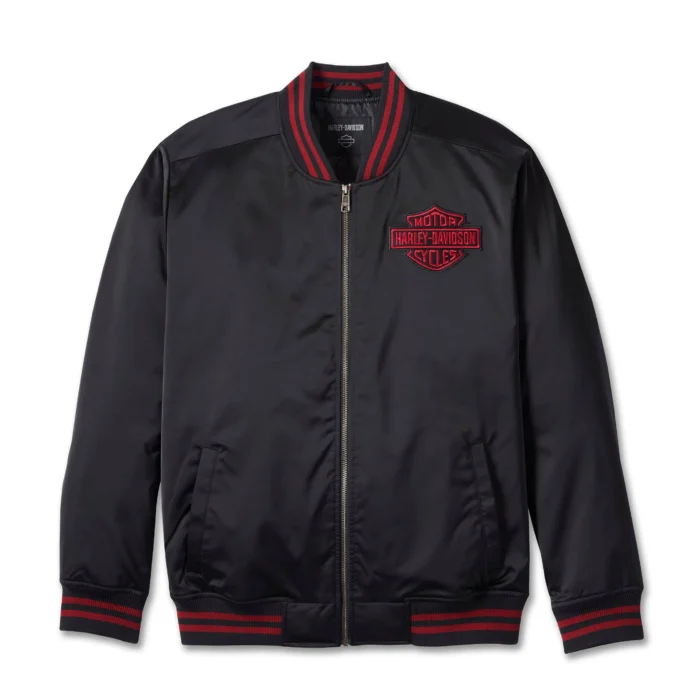 Mens Harley Davidson Flying Eagle Varsity Jacket