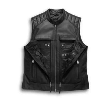 Mens Harley Davidson Leather Vest