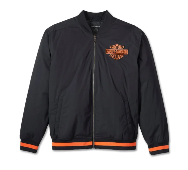 Mens Screamin Eagle Harley Bomber Jacket