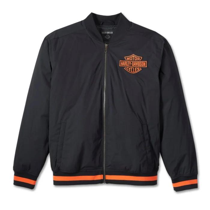 Mens Screamin Eagle Harley Bomber Jacket