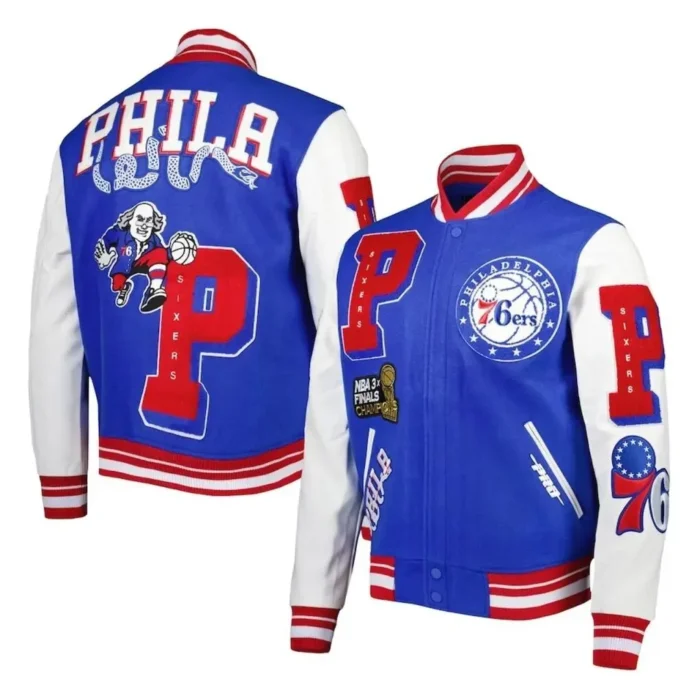 NBA Final Champions Philadelphia 76ers Varsity Jacket