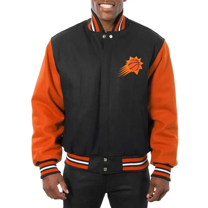 Phoenix Suns Domestic Two-Tone Varsity Wool Jacket