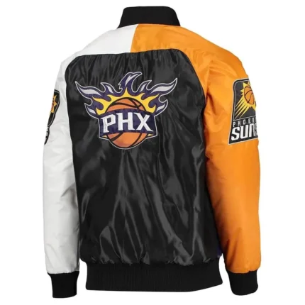 Tricolor Remix Phoenix Suns Purple Orange and White Jackets