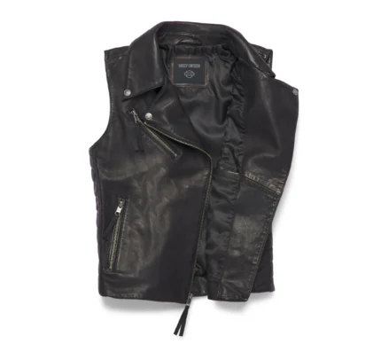 Womens Harley Davidson Leather Vest